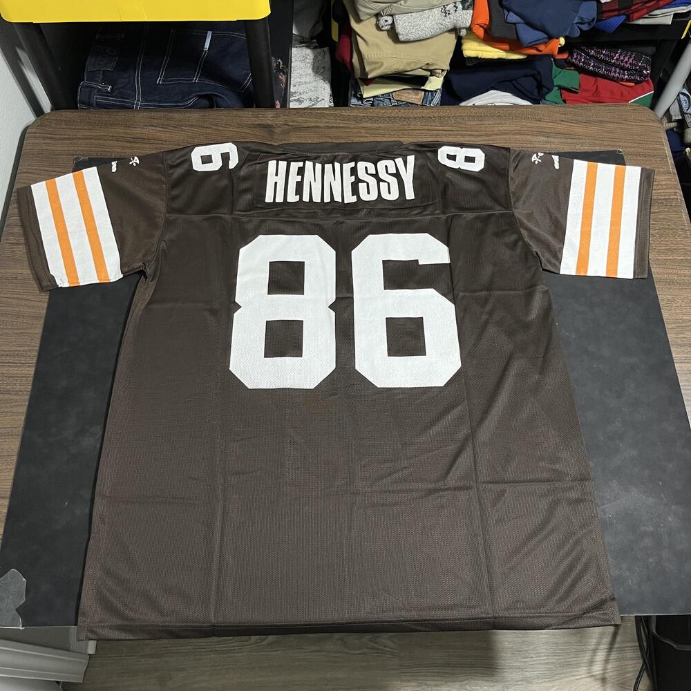 Hennessy 86 Football Shirt Mens 2XL Brown Mesh Jersey Ltd Edition Cognac